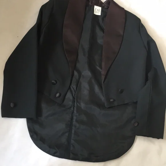 Boys Vintage Tuxedo Tail Coat Suit 6